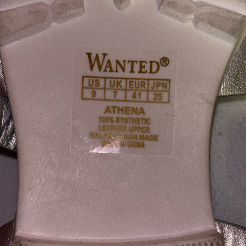 Wanted Silver Strappy Sandals - Picture 6 of 6